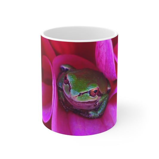 Tree Frog Ceramic Mug 11oz