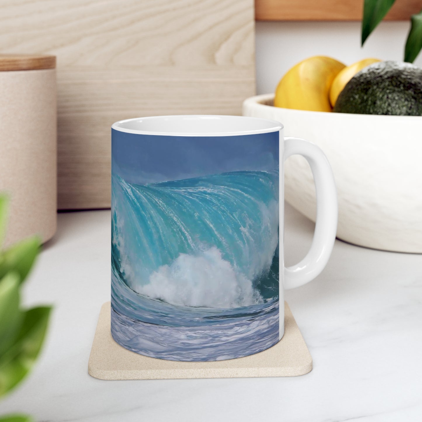 Tidel Wave Ceramic Mug 11oz