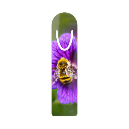 A Bee and Bloom Bookmark