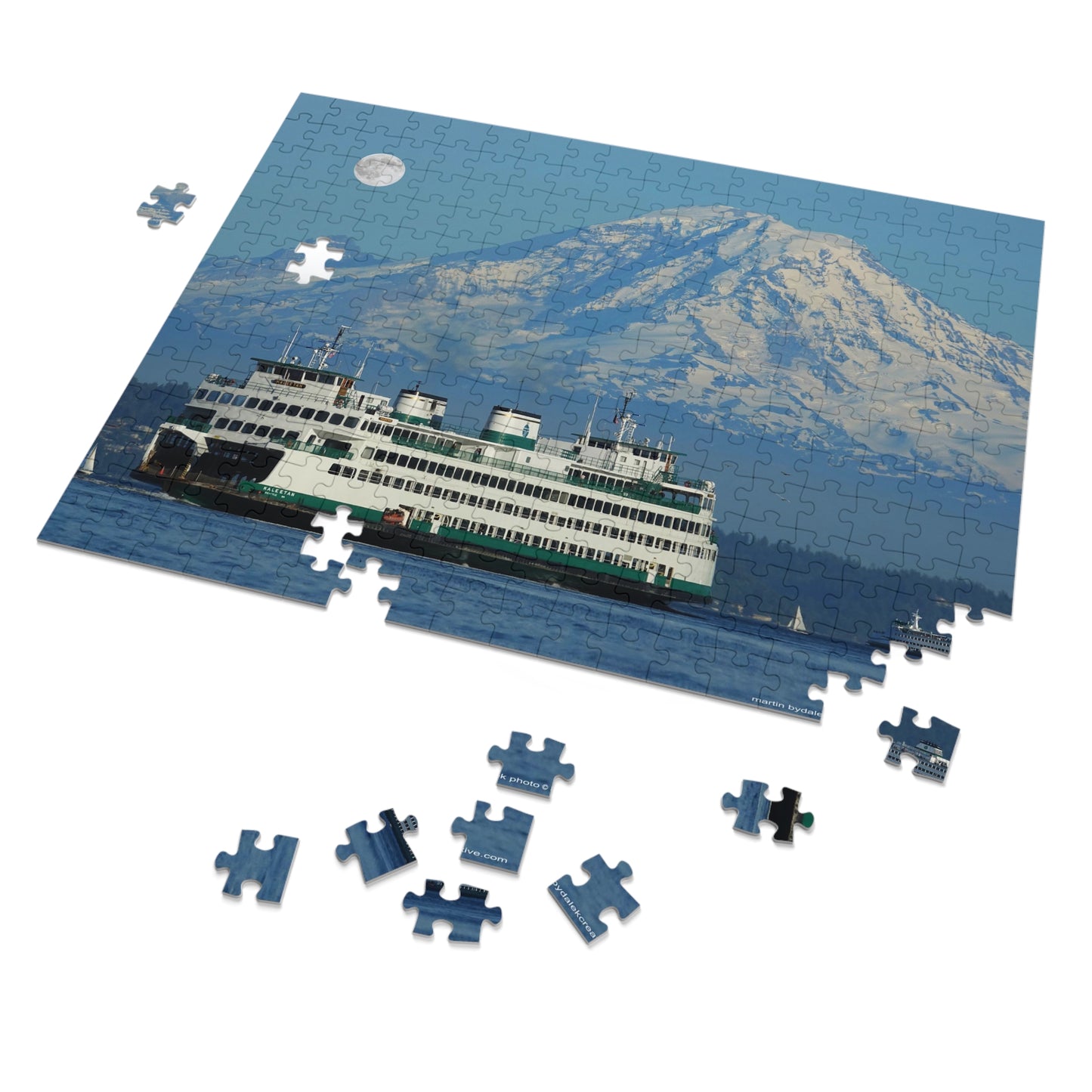Maritime Marvel and Majestic Peak Jigsaw Puzzle (30, 110, 252, 500,1000-Piece)