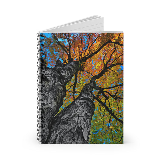 Autumn Canopy Chronicles Spiral Notebook - Ruled Line