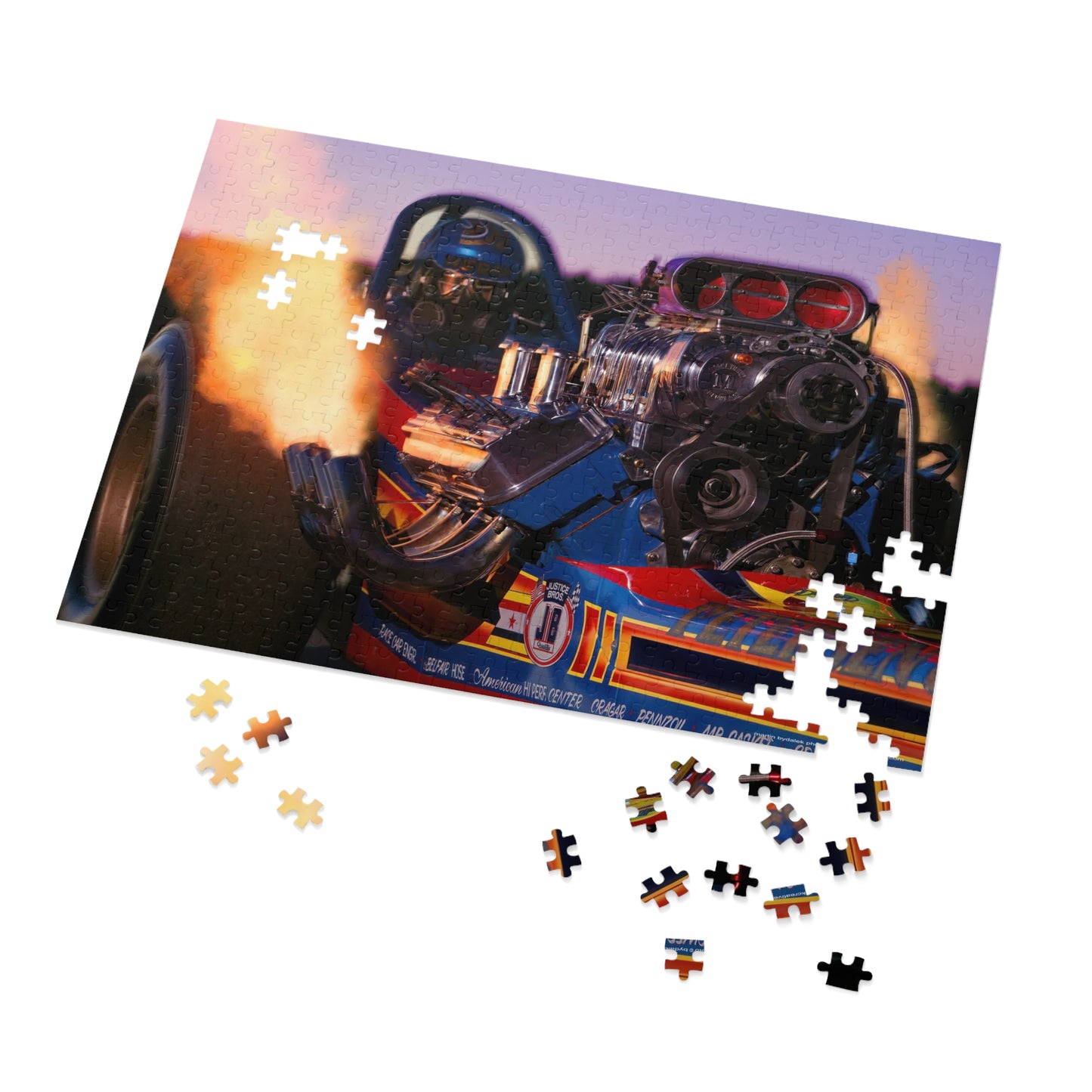 Dragster Jigsaw Puzzle (30, 110, 252, 500,1000-Piece)