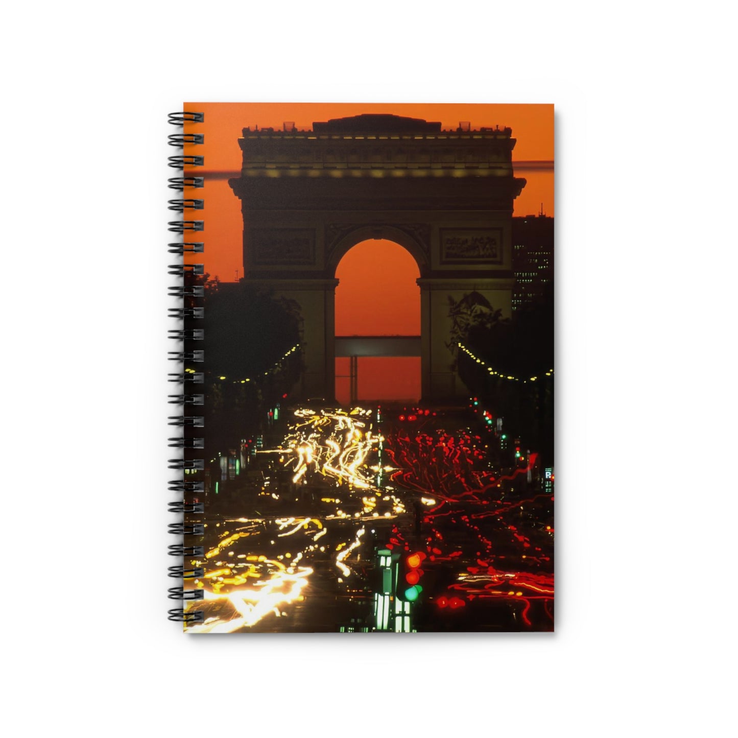 Arc de Triomphe Spiral Notebook - Ruled Line