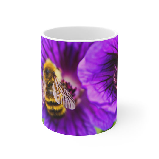 A Bee and Bloom Ceramic Mug 11oz