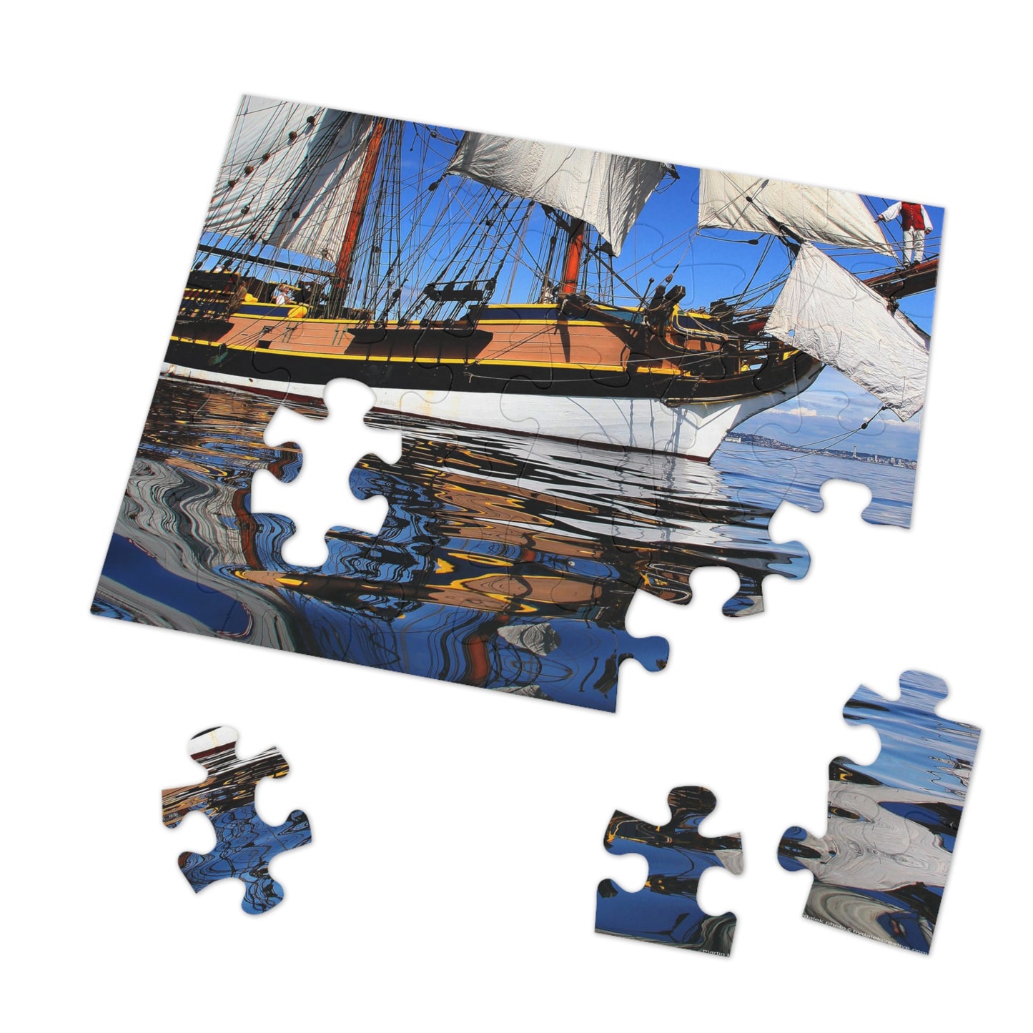 Reflecting Elegance Jigsaw Puzzle (30, 110, 252, 500,1000-Piece)