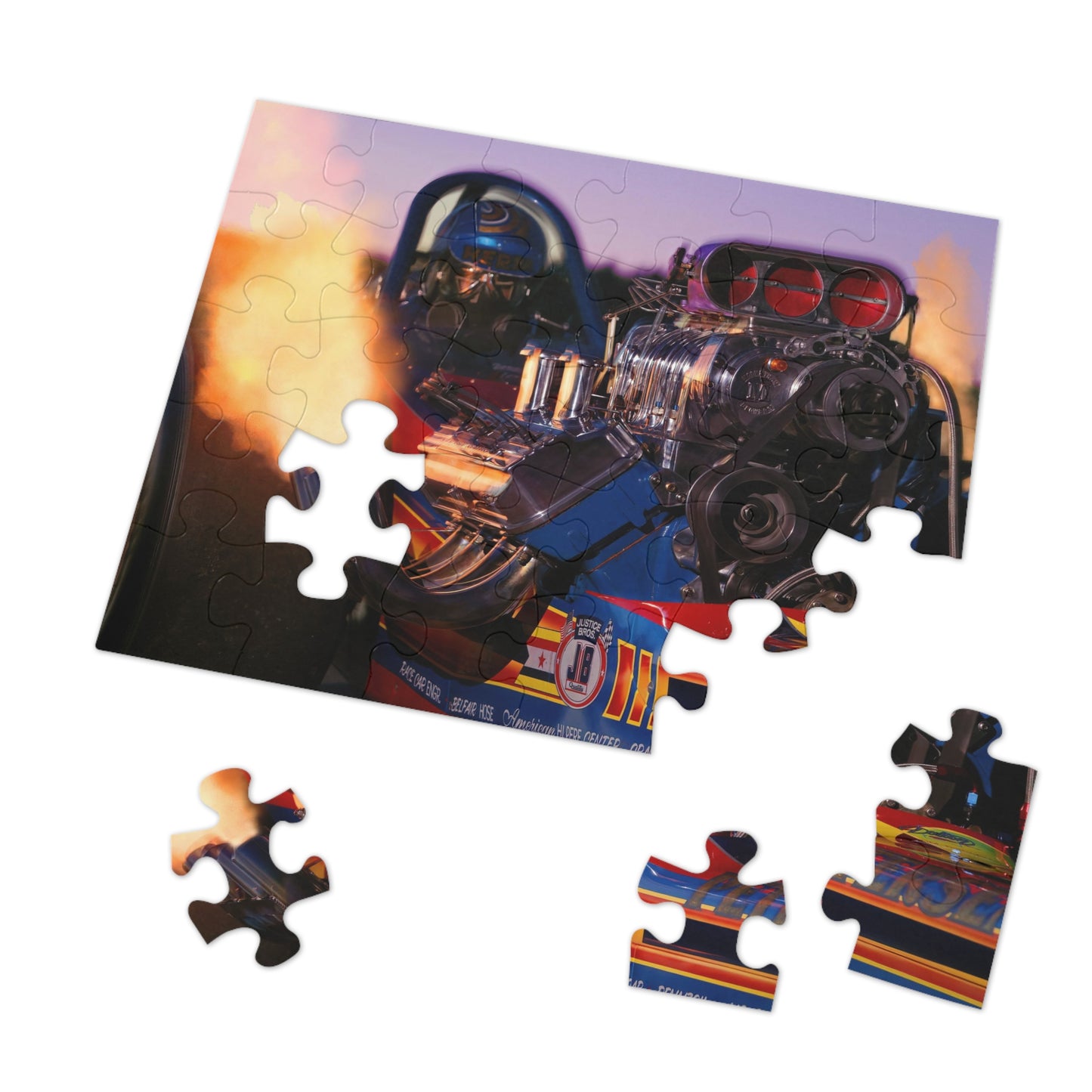 Dragster Jigsaw Puzzle (30, 110, 252, 500,1000-Piece)