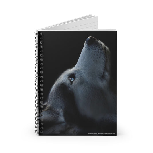 Husky Gaze Spiral Notebook - Ruled Line