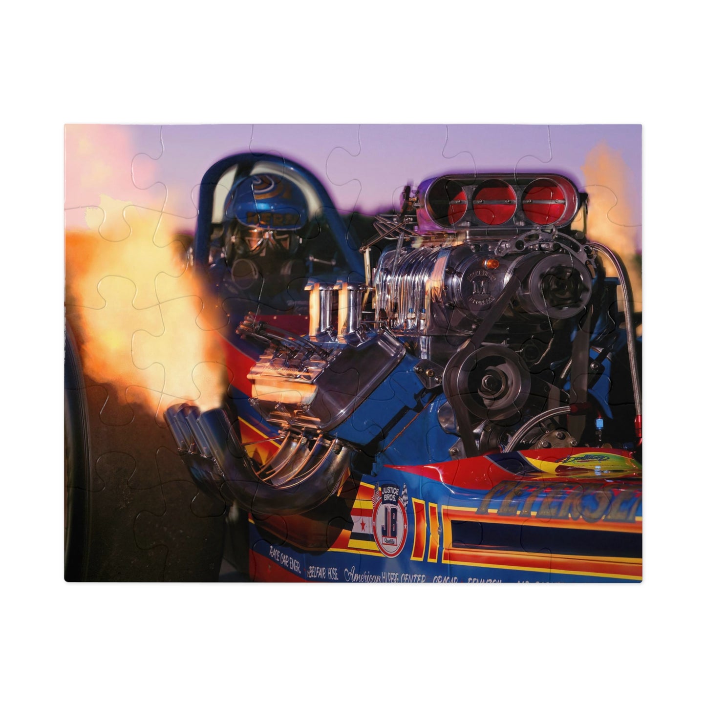 Dragster Jigsaw Puzzle (30, 110, 252, 500,1000-Piece)