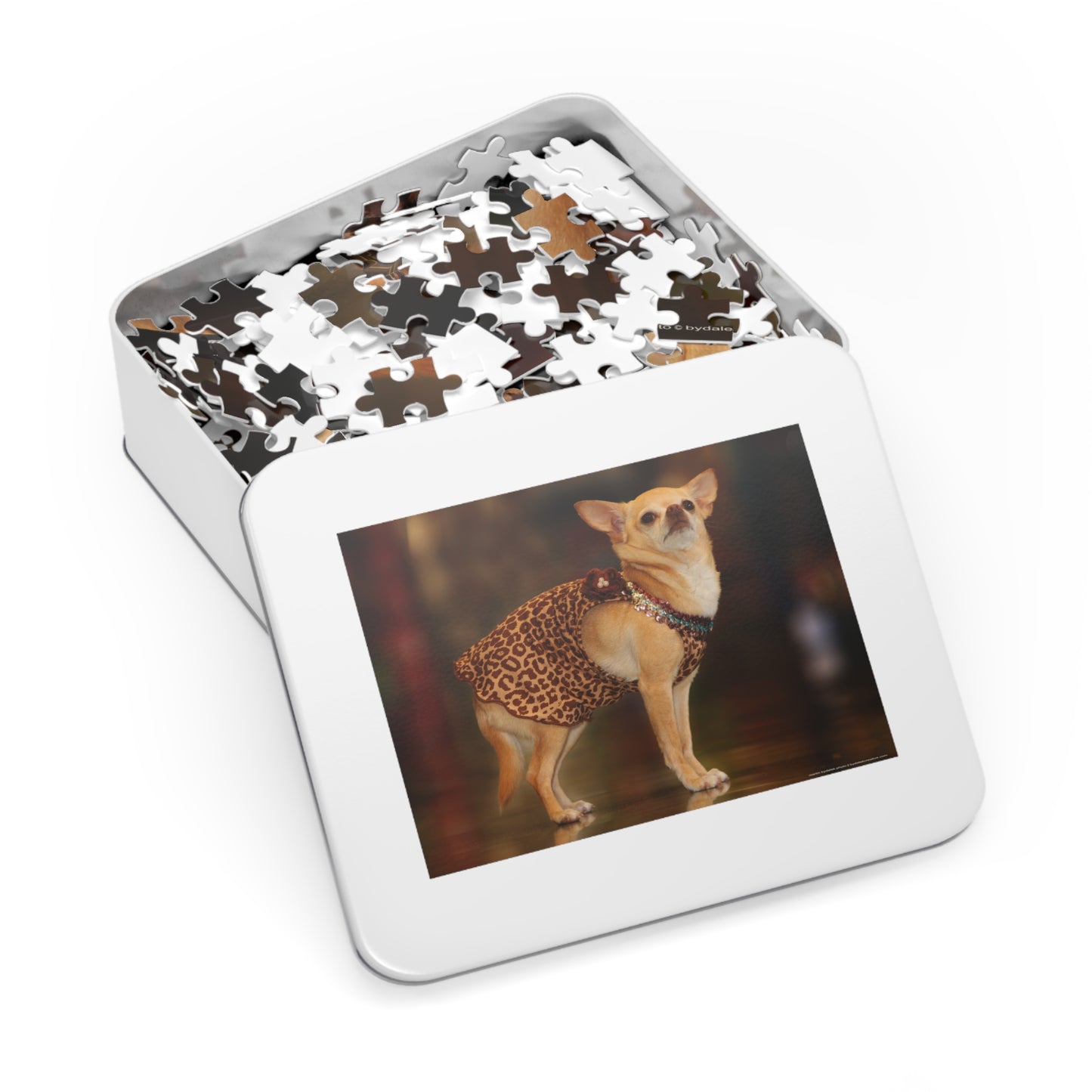 Chic Chihuahua Jigsaw Puzzle (30, 110, 252, 500,1000-Piece)