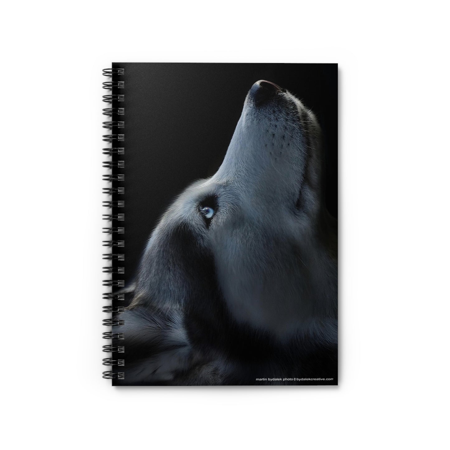 Husky Gaze Spiral Notebook - Ruled Line