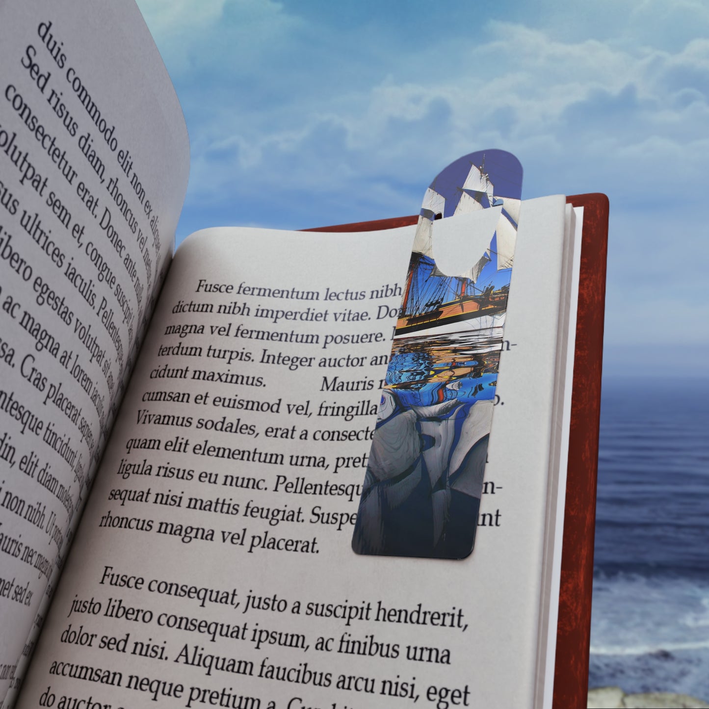 Reflecting Elegance: Lady Washington Bookmark