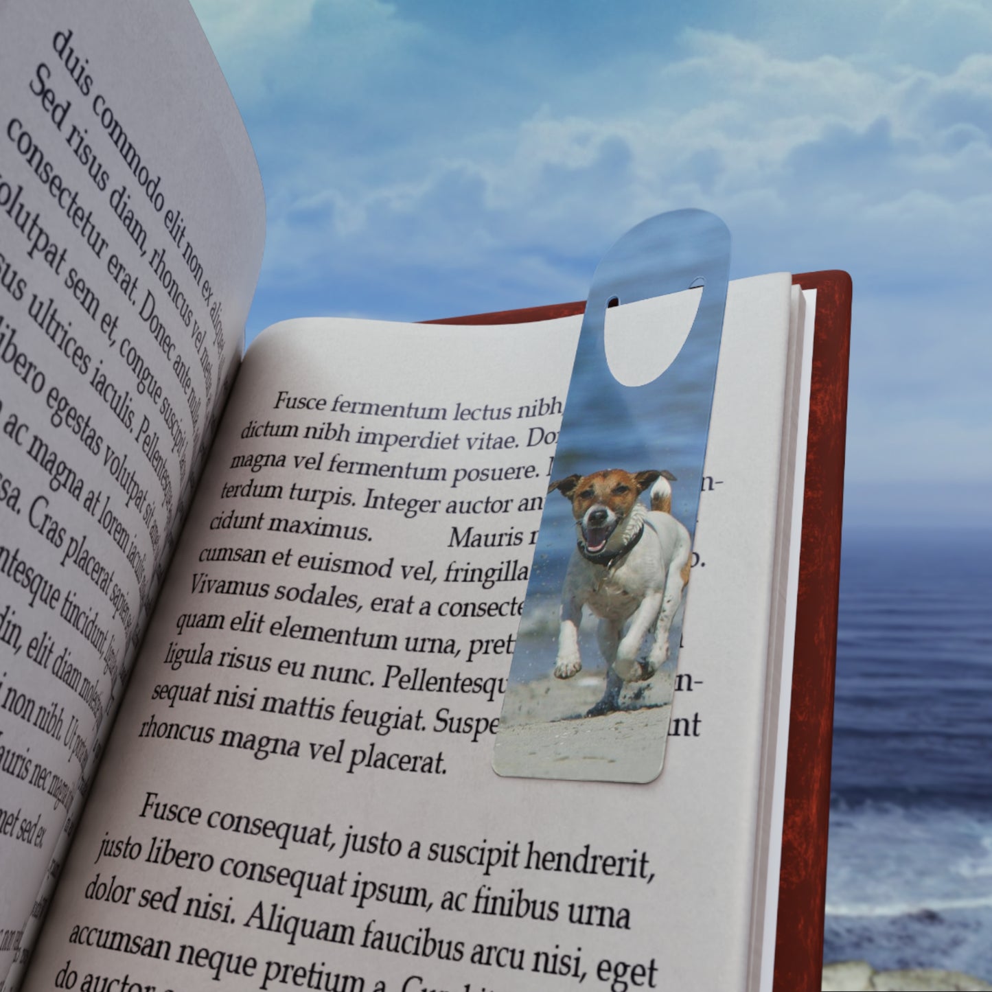 Seaside Sprint Bookmark