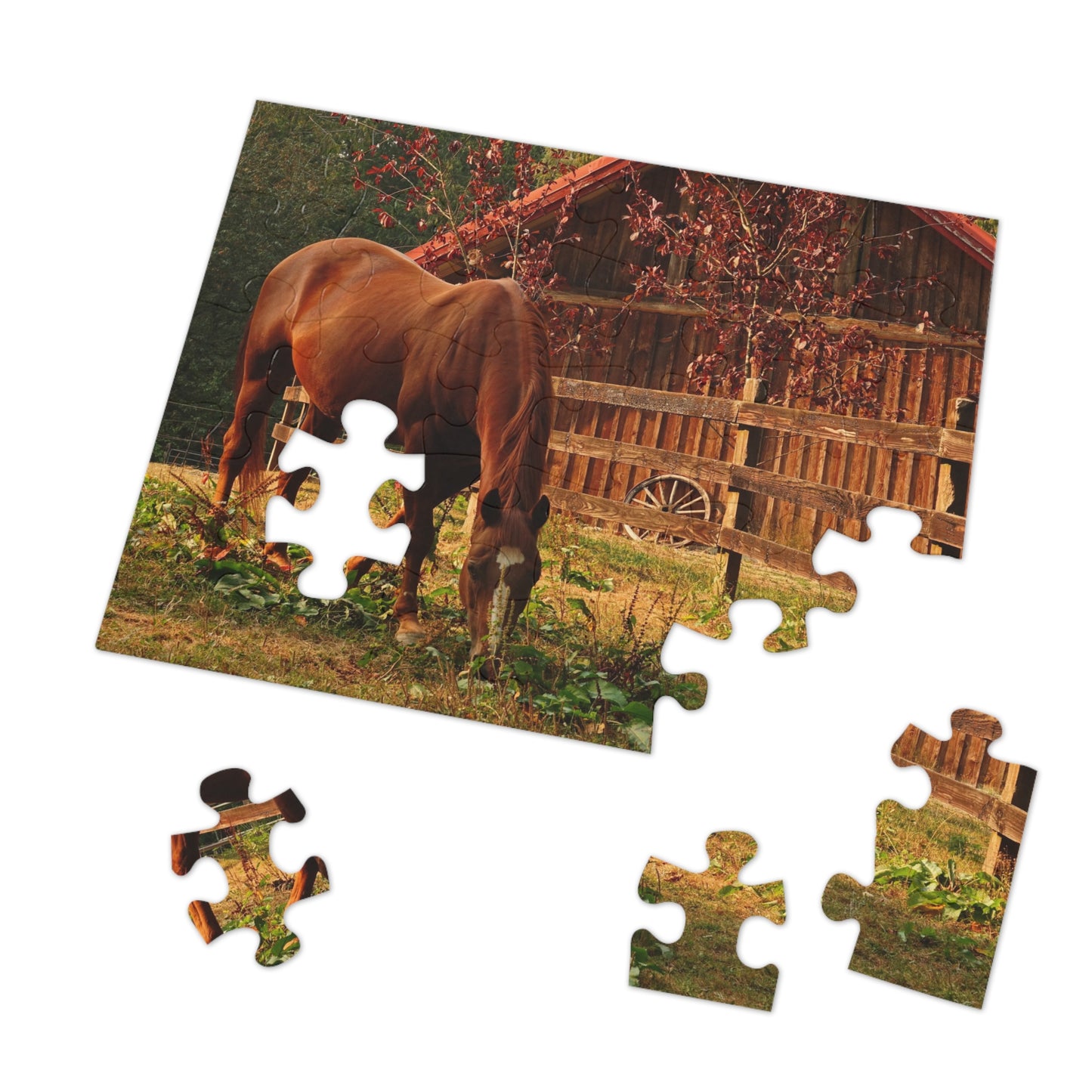 Equestrian Elegance Jigsaw Puzzle (30, 110, 252, 500,1000-Piece)