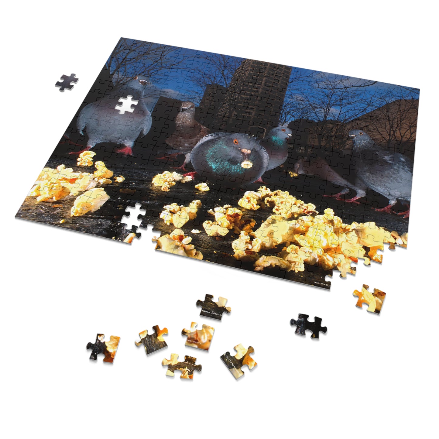 Pigeon Picnic Jigsaw Puzzle (30, 110, 252, 500,1000-Piece)