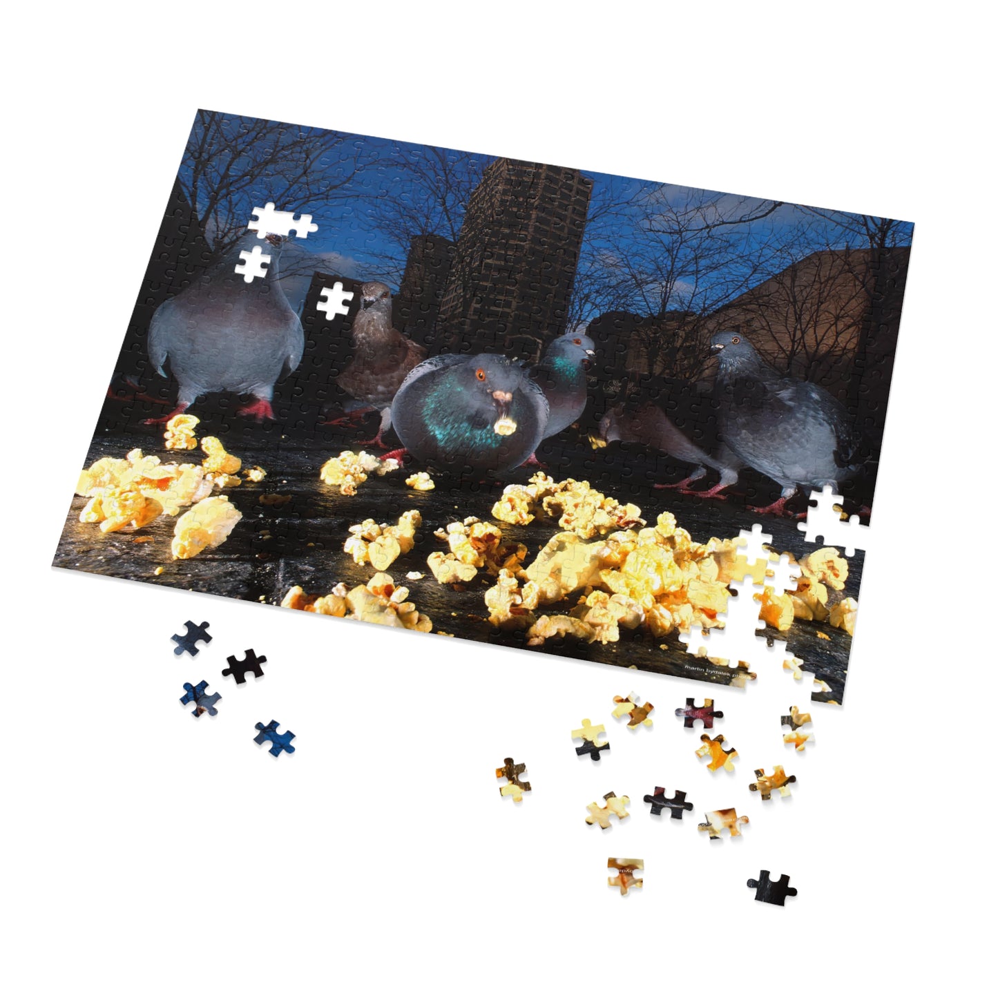 Pigeon Picnic Jigsaw Puzzle (30, 110, 252, 500,1000-Piece)